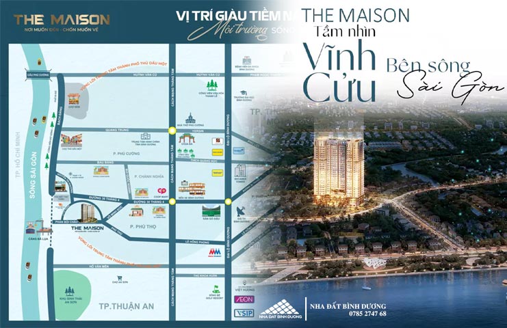 Dự án THE MAISON Bình Dương - Nhà Đất Bình Dương
